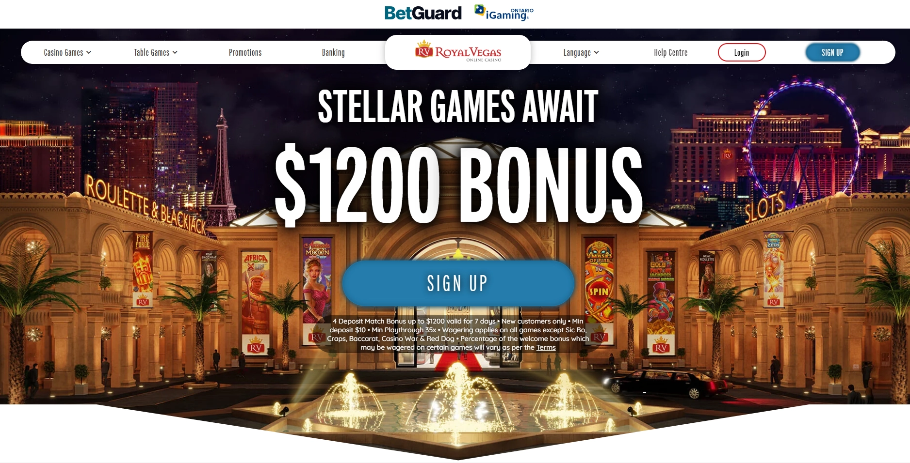 Royal Vegas — one of the best Interac casinos in Canada